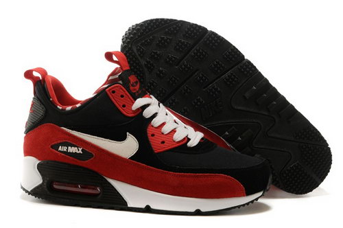 Nike Air Max 90 Sneakerboots Prm Undeafted Mens Shoes Red Black White Special New Zealand